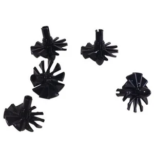 5 NEW LEGO Engine, Large, Center, 10 Blades Black - Picture 1 of 1
