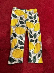 NWT Little Lass Yellow Green Lemon Girls Summer Fruit Soft Leggings-5T - Picture 1 of 2