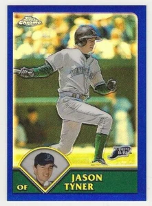 2003 Topps Chrome Blue Refractor #315 Jason Tyner Tampa Bay Devil Rays ###/699 - Picture 1 of 1