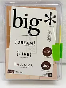 Stampin Up! 2006 Think Big Rubber Stamps Set 8 - Picture 1 of 3