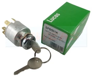 Genuine Lucas 31912 SPB501 47SA Classic Ignition Switch MG Midget MGB Triumph TR - Picture 1 of 2