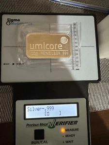 Umicore 100g Fine Silver Bar .999 Lowest Price! FAST DELIVERY - Picture 1 of 2