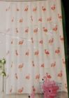 Pillowfort Flamingo Fabric Shower Curtain kids bath 72x72 nwop