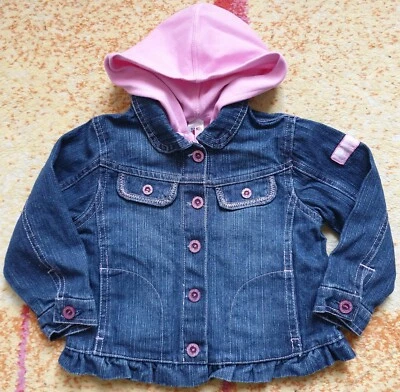 Baby Jacke Jeansjacke  Gr. 80 Mädchen 2-in-1 (2 Teile) von C&A BABY CLUB - Bild 1 von 4