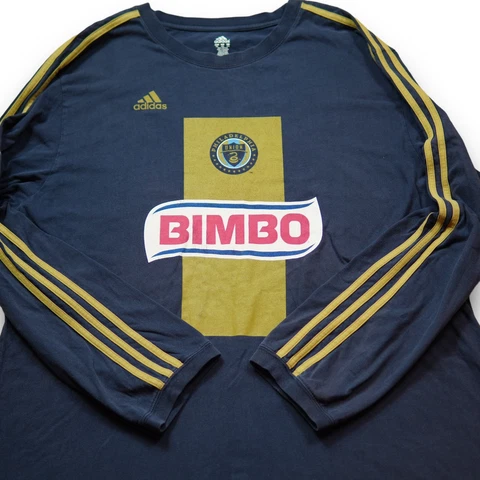 Philadelphia Union MLS Soccer Long Sleeve T Shirt Size XXL Cover
