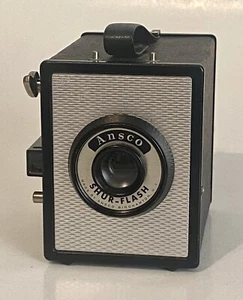 Ansco Shur-Flash Box Camera - Vintage Works - 120 Film - Picture 1 of 8