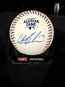 AUSTIN MEADOWS SIGNED MLB 2019 ALL-STAR BASEBALL PIRATES, RAYS, TIGERS W/ COA - Picture 1 of 3