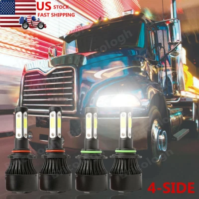 Kit de actualización de bombillas de faros LED de 4 lados para camión MACK Vision CX CXN CV 1998-2015 Foto 1 de 4