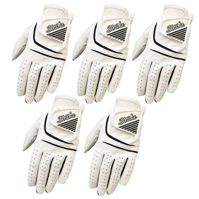 SG Paquete de 5 Guantes de Golf para Mujeres Damas Todo Clima ACabretta Cuero Parche de Palma Foto 1 de 4