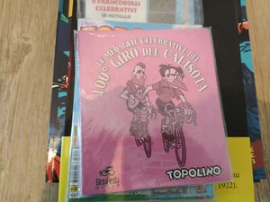 TOPOLINO MEDAGLIERE LE MEDAGLIE CELEBRATIVE DEL CENTESIMO GIRO DEL CALISOTA - Foto 1 di 1