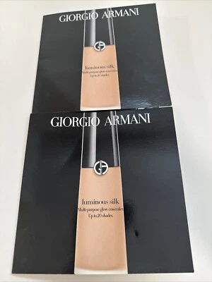 2 X Giorgio Armani Luminous Silk Foundation 4 Travel Packets (2, 5.5, 8, 14) - Image 1 of 4