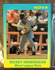 1988 Star Company RICKY HENDERSON Limited Edition NOVA Set 500 Printed E5020703