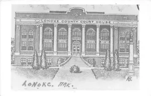 J46/ Lonoke Arkansas RPPC Postcard c1950s County Court House 86 - Picture 1 of 4