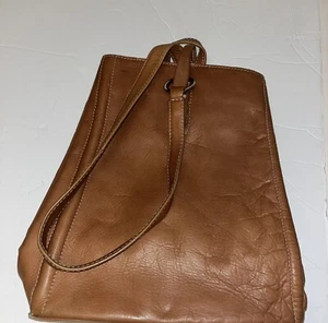 Genuine Brown Leather - Purse Shoulder Bag - Made In Colombia - Picture 1 of 6