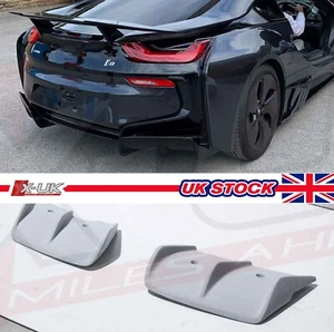BMW i8 2014–2019 Rear Diffuser Valance FRP Gloss Black Styling Upgrade - Picture 1 of 11