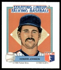 1988 Kenner Starting Lineup Talking Baseball New York Mets Howard Johnson