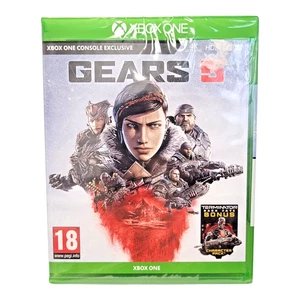Gears 5 Xbox One Includes Terminator Dark Fate Bonus Brand New & Sealed - Picture 1 of 2