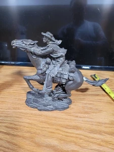 Caballo y jinete tema suroeste, cola necesita reparación 12" de largo - Imagen 1 de 12