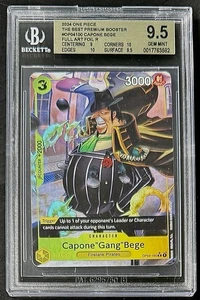 BGS 9.5 One Piece OP04-100 R* Capone"Gang"Bege - English - PRB01 - Graded - Picture 1 of 2