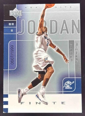 2002-03 Upper Deck Finite #100 Michael Jordan /1999 - Image 1 of 2