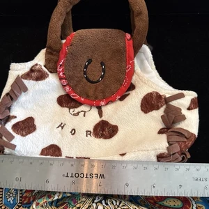 Playmaker Toys I Love My Horse Sewn Print Small Animal Carrier Plush Stuffed4005 - Picture 1 of 5