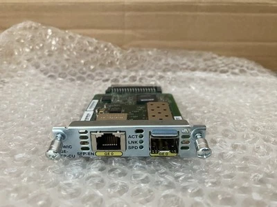 Cisco EHWIC-1GE-SFP-CU Cisco Copper & SFP High-Speed Module Cisco 73-13295-01 - Image 1 of 4