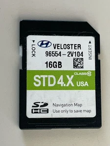 2015 2016 2017 HYUNDAI VELOSTER  NAVIGATION USA MAP SD CARD 96554-4V104 OEM🟠 - Picture 1 of 2