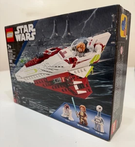 Lego Star Wars 75333 Obi-Wan Kenobi's Jedi Starfighter 282 PCS New Movie Lucas - Picture 1 of 5
