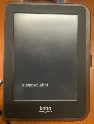 Kobo Glo  - eBook Reader (2GB), WLAN, 15,2 cm (6 Zoll), Schwarz, Schutzhülle - Bild 1 von 4