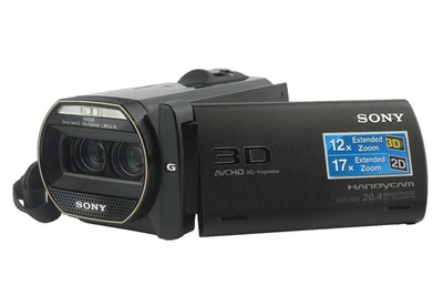 Sony HDR-TD30VE 3D Full HD AVCHD Flash Camcorder Handycam 20,4 MP  "TOP-Zustand" - Bild 1 von 4