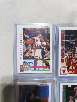 1992-93 NBA HOOPS Complete series 1 set-350 MJ 5 Cards,Magic, Bird , Miller+++++ - Image 1 of 4