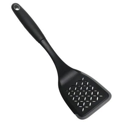 Chef Craft 12-inch Nylon Slotted Turner Spatula with Silicone Edge - Image 1 of 4