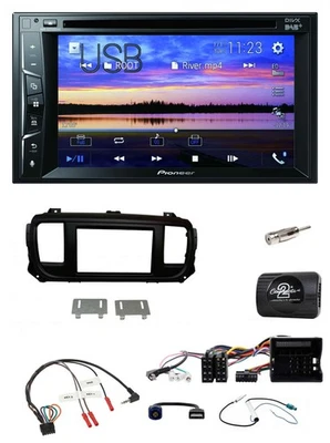 Pioneer Bluetooth 2DIN USB DVD DAB Lenkrad Autoradio für Citroen Jumpy Erstausst - Bild 1 von 4