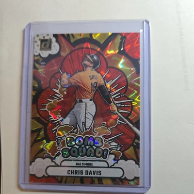 2025 Panini Donruss Bomb Squad Chris Davis red xplosion /99 - Image 1 of 3