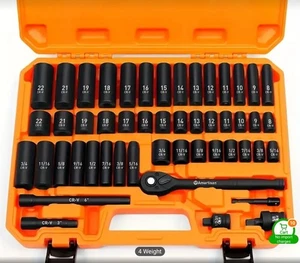 53 Stck. 1/4 Zoll Antrieb Steckschlüssel - Viertelantrieb Edition - Bild 1 von 5