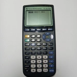 Texas Instruments TI-83 Plus Graphing Calculator with cover tested WORKS - Picture 1 of 5