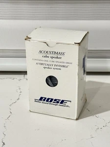 Bose Acoustimass Cube Lautsprecher Array schwarz NEU 197330-002 KOSTENLOSER VERSAND - Bild 1 von 10