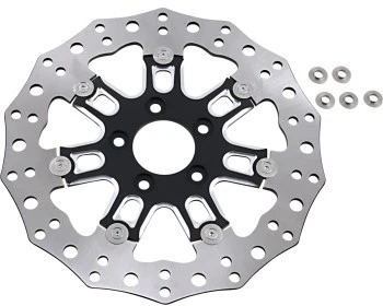 Arlen Ness 11,8 pulgadas Rotor de freno delantero flotante de dos piezas - 7 válvulas 33-10301-202 Foto 1 de 3