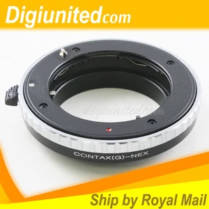 Contax G mount G1 G2 lens to Sony E mount NEX adapter NEX-5T 7 A7 A7R A7S A6000 - Picture 1 of 1