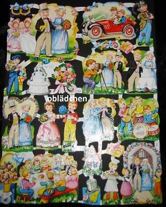 # GLANZBILDER # Großbogen komplett MLP 1303 & 1413 wunderschön Kinder Hochzeit # - Bild 1 von 1