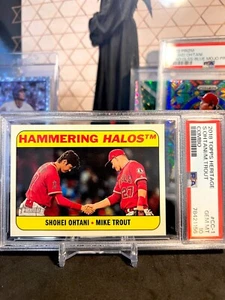 ⭐️ Shohei Ohtani 2018 Topps Heritage #cc1 PSA 10 GEMAS COMO NUEVAS TRUCHA MARTILLADO HALOS - Imagen 1 de 4