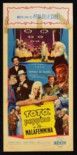locandina TOTO' PEPPINO E LA MALAFEMMINA dorian gray teddy reno 1 ed. 1956 N64