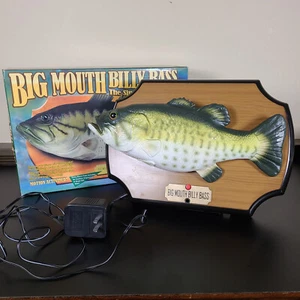 1999 Gemmy Big Mouth Billy Bass - Singing Fish w/ Box & Power Cord [VIDEO] - Picture 1 of 15