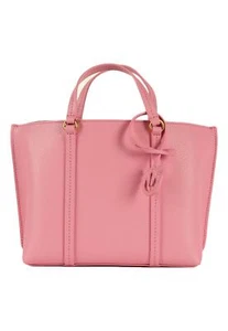 NWT PINKO CARRIE SHOPPER CLASSIC PINK TUMBLED LEATHER BAG 102833 A1LFP31Q - Picture 1 of 4