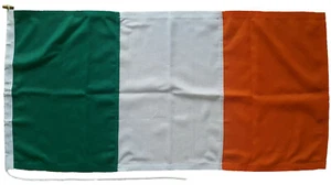 Irish national sewn flag Ireland republic stitched rope toggle marine grade Eire - Foto 1 di 4