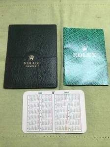 Vintage Rolex wallet /paper holder; translation Booklet ;2001-2002 calendar Set - Picture 1 of 6