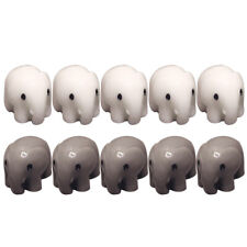  10 Pcs Toy Animals Tablescape Decor Resin Elephant Ornament Trinkets Statue