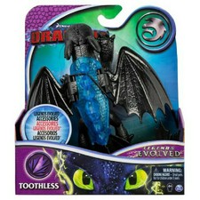 2020 TOOTHLESS Figure How To Train Your Dragon Legends Evolved Night Fury