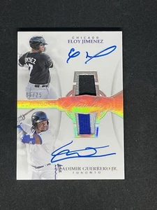 2019 Flawless Eloy Jimenez Vladimir Guerrero Jr Auto Rookie Patch Dual Auto /25 - Picture 1 of 2