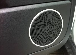 D Ford Kuga Chrom Ringe für Türlautsprecher hinten - Edelstahl poliert - Picture 1 of 3